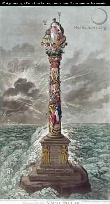 The Trident is Confirmed or Design for a Naval Pillar - James Gillray