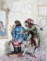 French Taylor fitting John Bull with a Jean de Bry - James Gillray