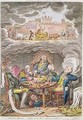 Delicious Dreams Castles in the Air Glorious Prospects vide An Afternoon Nap after the Fatigue of an Official Dinner - James Gillray