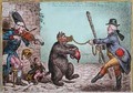 The Bear and his Leader - James Gillray