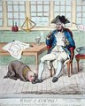 What a Curtis - James Gillray