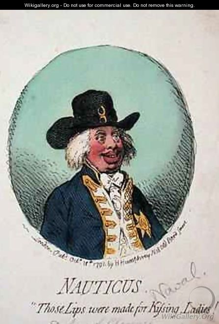 Nauticus or Those Lips were made for Kissing Ladies - James Gillray