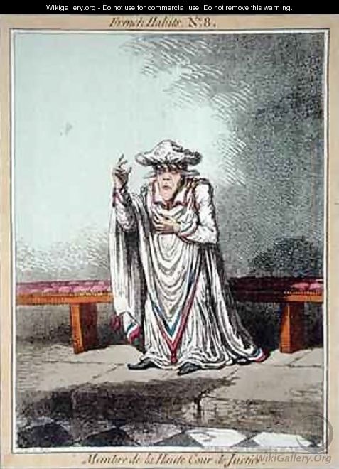 Member of the High Court of Justice - James Gillray