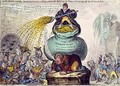 John Bull and the Sinking Fund or A Pretty Scheme for Reducing Taxes and Paying off the National Debt - James Gillray