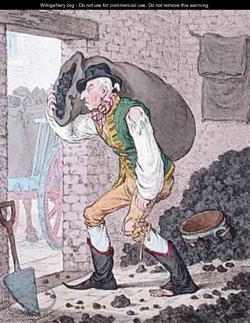 Georgey in the Coal Hole - James Gillray
