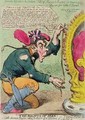 The Rights of Man or Tommy Paine the little American Taylor taking the Measure of the Crown for a new Pair of Revolution Breeches - James Gillray