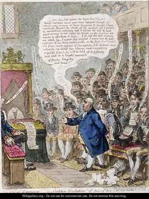 Political Candour ie Coalition Resolutions of June 14th 1805 Pro Bono Publico - James Gillray