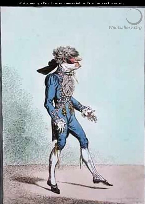 So Skiffy Skipt on with his wonted grace - James Gillray