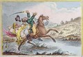 The Sound of the Horn or The Danger of Riding an Old Hunter - James Gillray