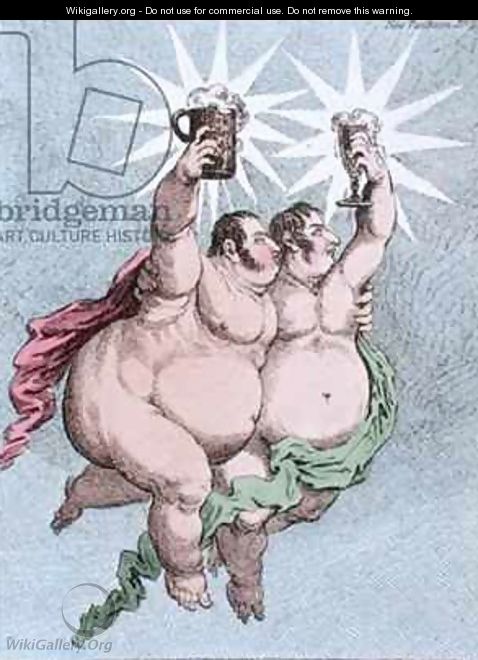 The Twin Stars Castor and Pollux - James Gillray