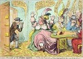 The Loss of the Faro Bank or The Rooks Pigeond - James Gillray