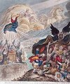 Disciples catching the Mantle the Spirit of Darkness overshadowing the Priests of Baal - James Gillray