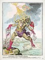 Destruction of the French Colossus - James Gillray