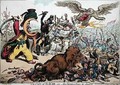 The State of War or The Monkey Race in Danger - James Gillray