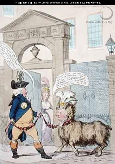 The Visit to Piccadilly or A Prussian Reception - James Gillray