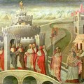 Procession of St Gregory to the Castel St Angelo - Paolo di Grazia Giovanni di