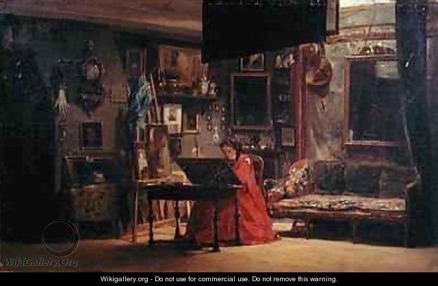 Princess Mathilde Bonaparte 1820-1904 in her Studio - Charles Giraud