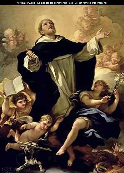 St Dominic - Luca Giordano