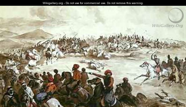 Capture of the Tribe of Abd el Kader 1808-83 - Eugene Gimain
