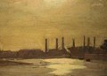 The Thames at Chelsea - Harold Gilman