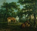 Horses in a Landscape - S. & Barrett, G. Gilpin