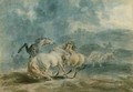 Horses Fighting - Sawrey Gilpin