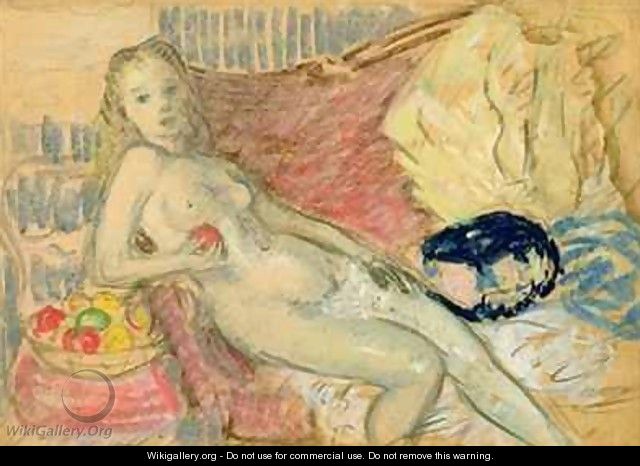 Study for Nude with Apple - William Glackens