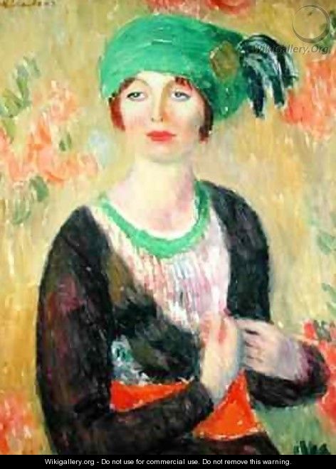 Girl with Green Turban - William Glackens