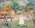 The Green Beach Cottage Belport Long Island - William Glackens