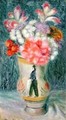 Flowers in a Quimper Vase - William Glackens