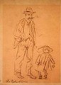 Man with Child - William Glackens