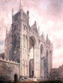 West Front of Peterborough Cathedral - Thomas Girtin