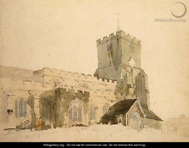 Writtle Church Essex - Thomas Girtin