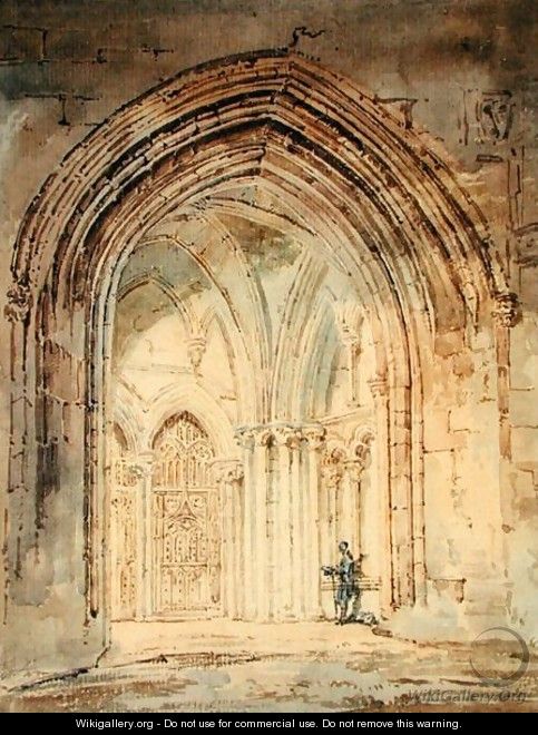 St Albans Cathedral Hertfordshire - Thomas Girtin