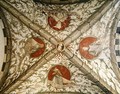 Vault depicting four prophets from the Loggia dAnnunciazione - d'Allamagna Giusto