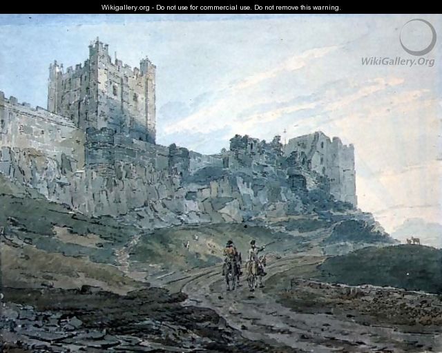 Bamburgh Castle Northumberland - Thomas Girtin
