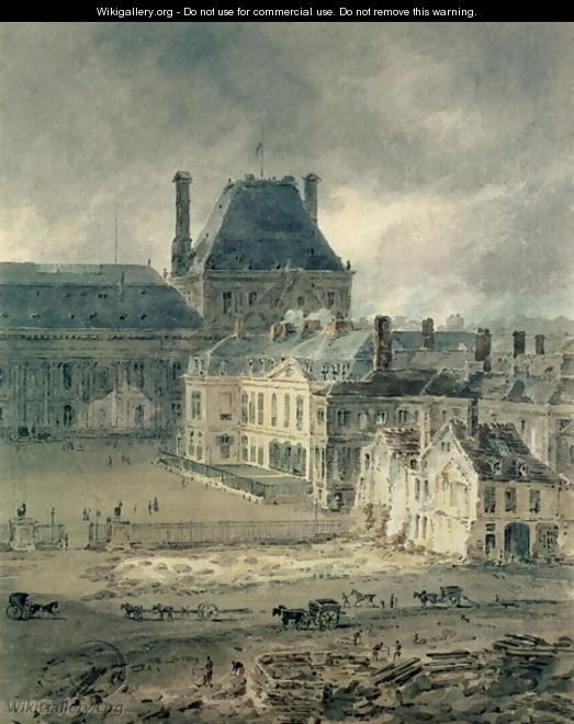 The Palace of the Louvre - Thomas Girtin