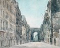 Rue and Porte St Denis Paris - Thomas Girtin