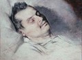 Honore de Balzac 1799-1850 on his Deathbed - Eugene Pierre Francois Giraud