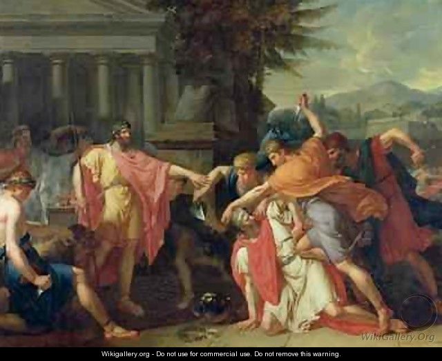 The Death of Tatius - Anne-Louis Girodet de Roucy-Triosson