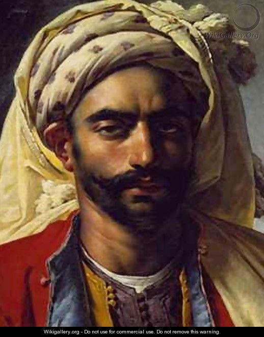 Portrait of Mustapha - Anne-Louis Girodet de Roucy-Triosson