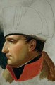 Unfinished Portrait of Napoleon I 1769-1821 formerly attributed to Jacques Louis David 1748-1825 - Anne-Louis Girodet de Roucy-Triosson