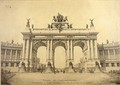 The Triumphal Arch of the Palais du Cinquantenaire Brussels - Charles Louis Girault