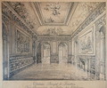 The Salon des Clodions at the Royal Palace of Laeken - Charles Louis Girault