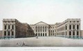 Palace of the Estates General Brussels from Choix des Monuments Edifices et Maisons les plus remarquables du Royaume des Pays Bas - Pierre Jacques Goetghebuer