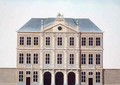 Hotel de lOctroi at Ghent from Choix des Monuments Edifices et Maisons les plus remarquables du Royaume des Pays Bas - Pierre Jacques Goetghebuer