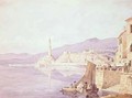 The Harbour at Genoa - Carl Wilhelm Goetzloff