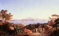 View of the Gulf of Pozzuoli with Mount Solfatara - Carl Wilhelm Goetzloff