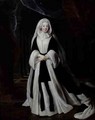 Portrait of Louise Francoise de Bourbon 1673-1743 in Mourning Clothes - Pierre Gobert