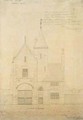 Front Elevation of Castle Ashby - Edward William Godwin